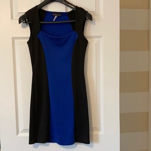 Black and Blue Dress